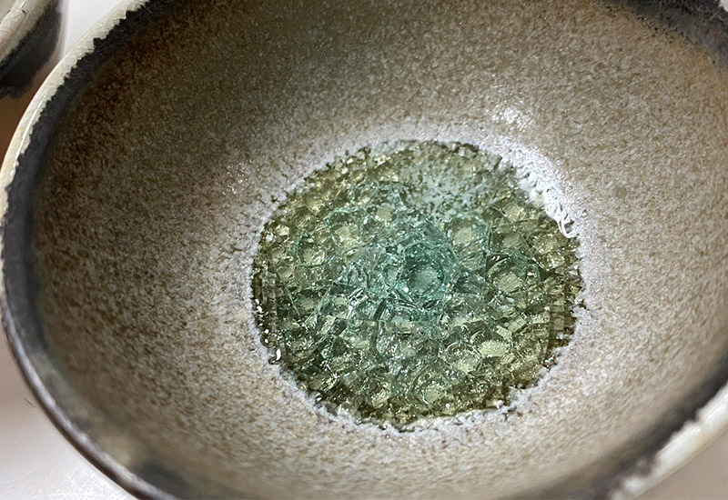 透華 柴燒晶鑽冰裂茶杯